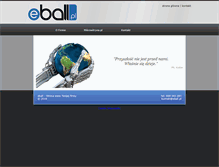Tablet Screenshot of eball.pl